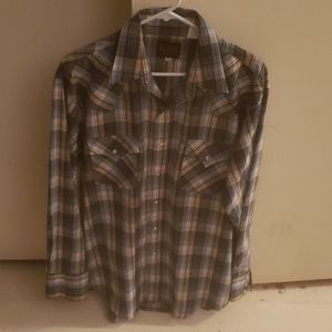 Mens snap down long sleeve